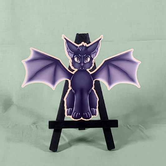 Kat Bat Vinyl Sticker