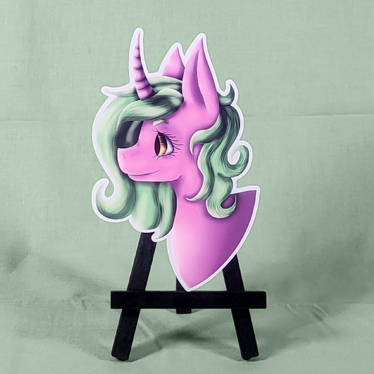 Lily Headshot Vinyl Sticker