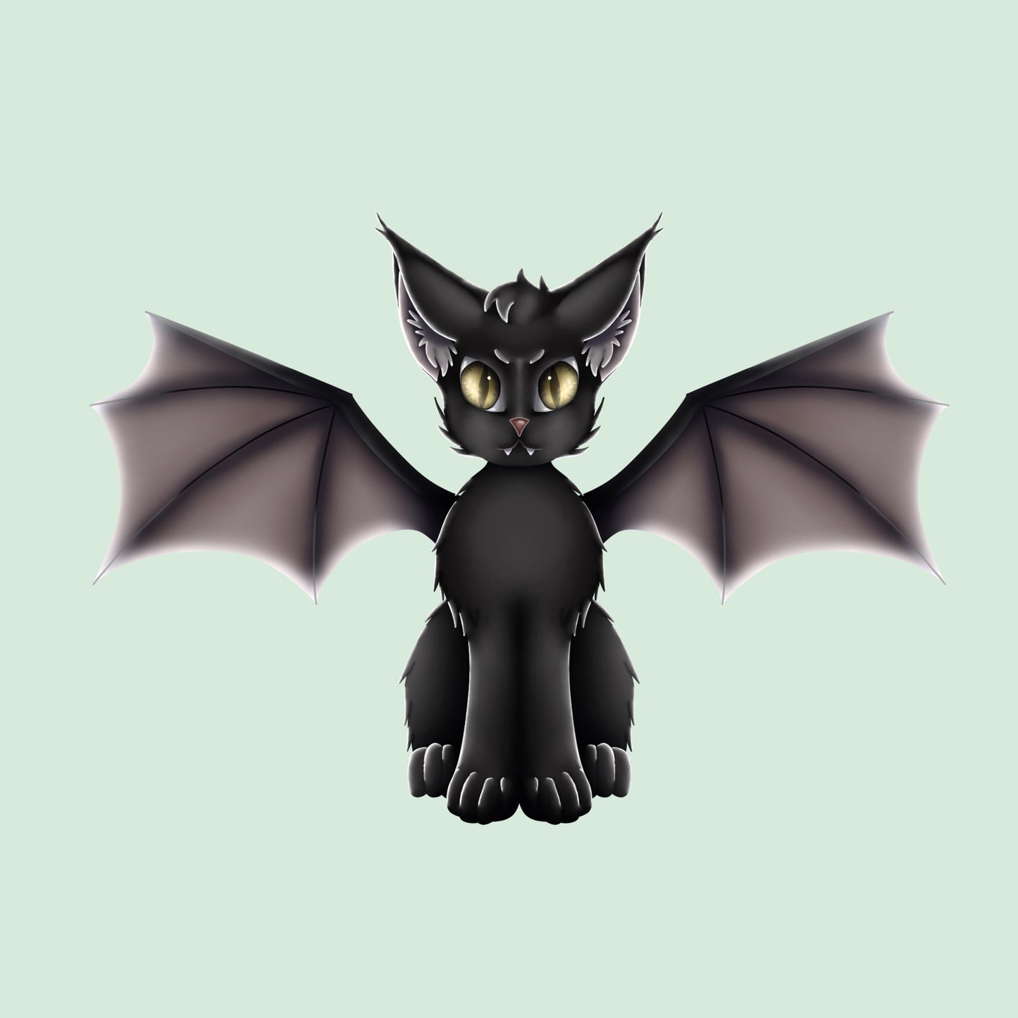 KatBat Vinyl Sticker