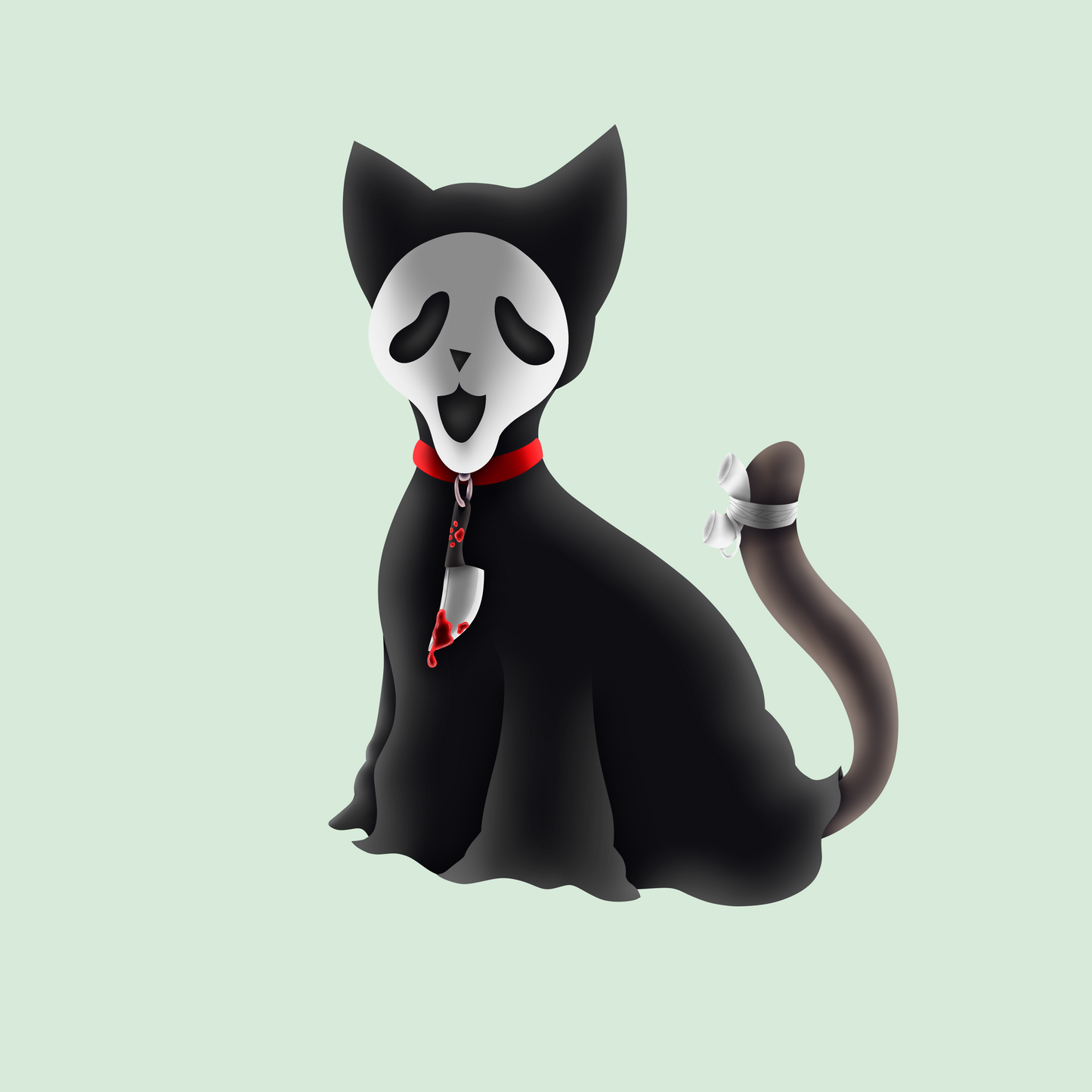 Scream Kitty Vinyl Sticker