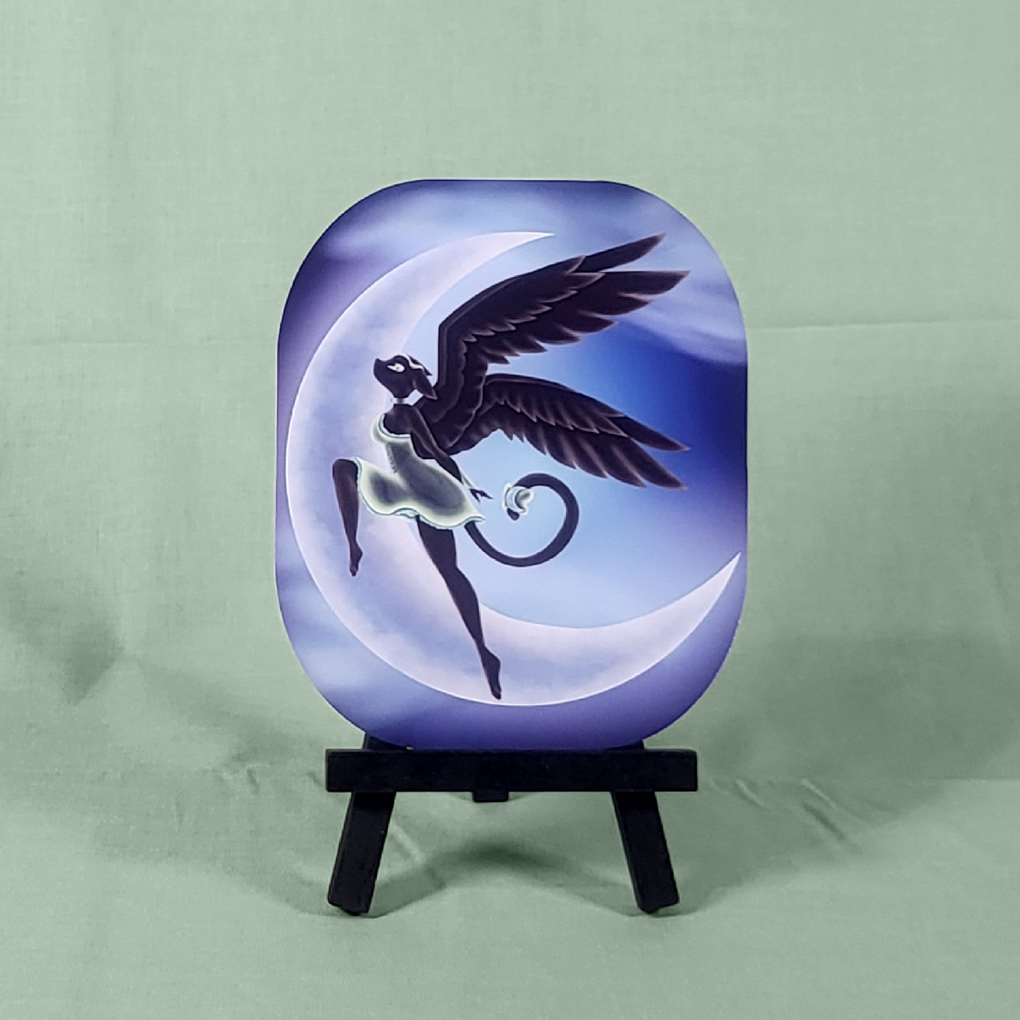 Lunar Kat Vinyl Sticker